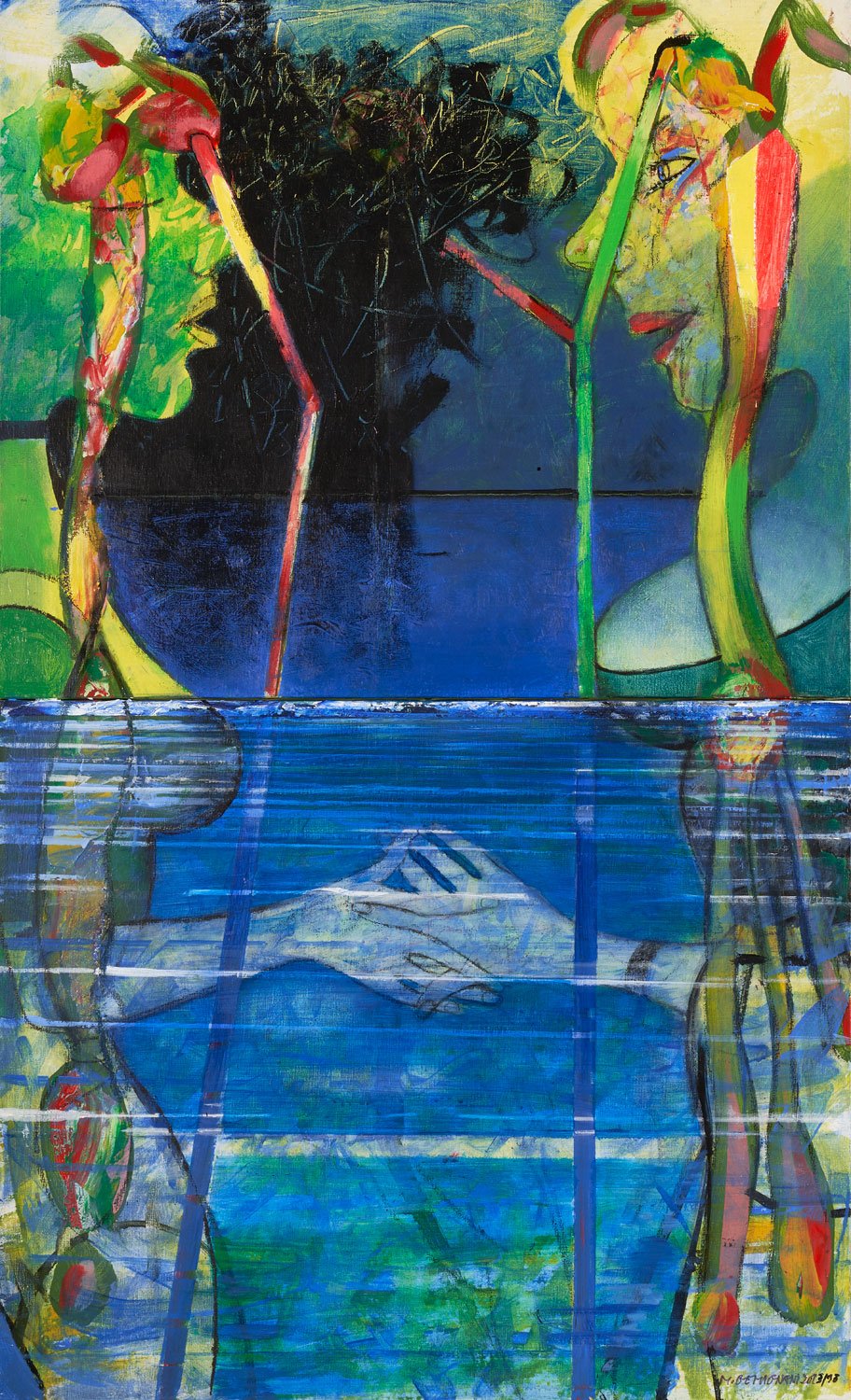 L’ordre des orthoptères - 2018 - Acrylique sur toile 122x73