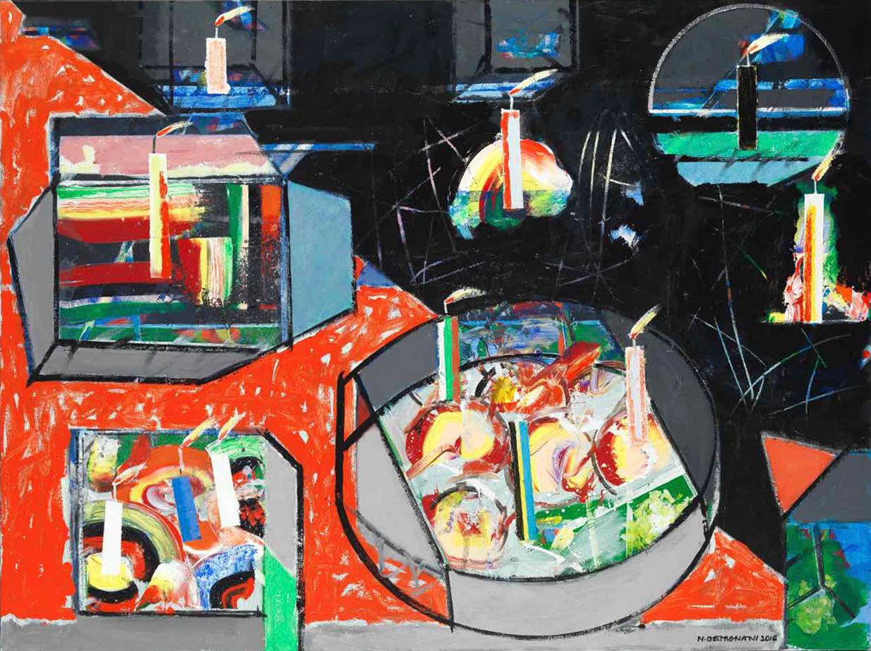 Anniversaires - Acryl sur toile - 97x130 - 2016