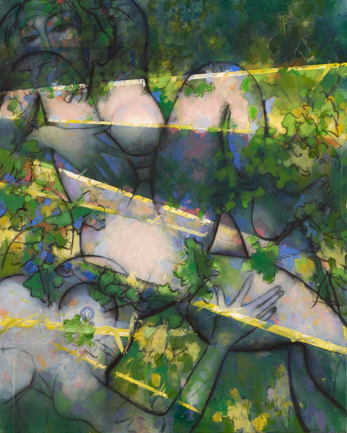 Noctuelles - 2019 - Acrylique sur toile 100x81