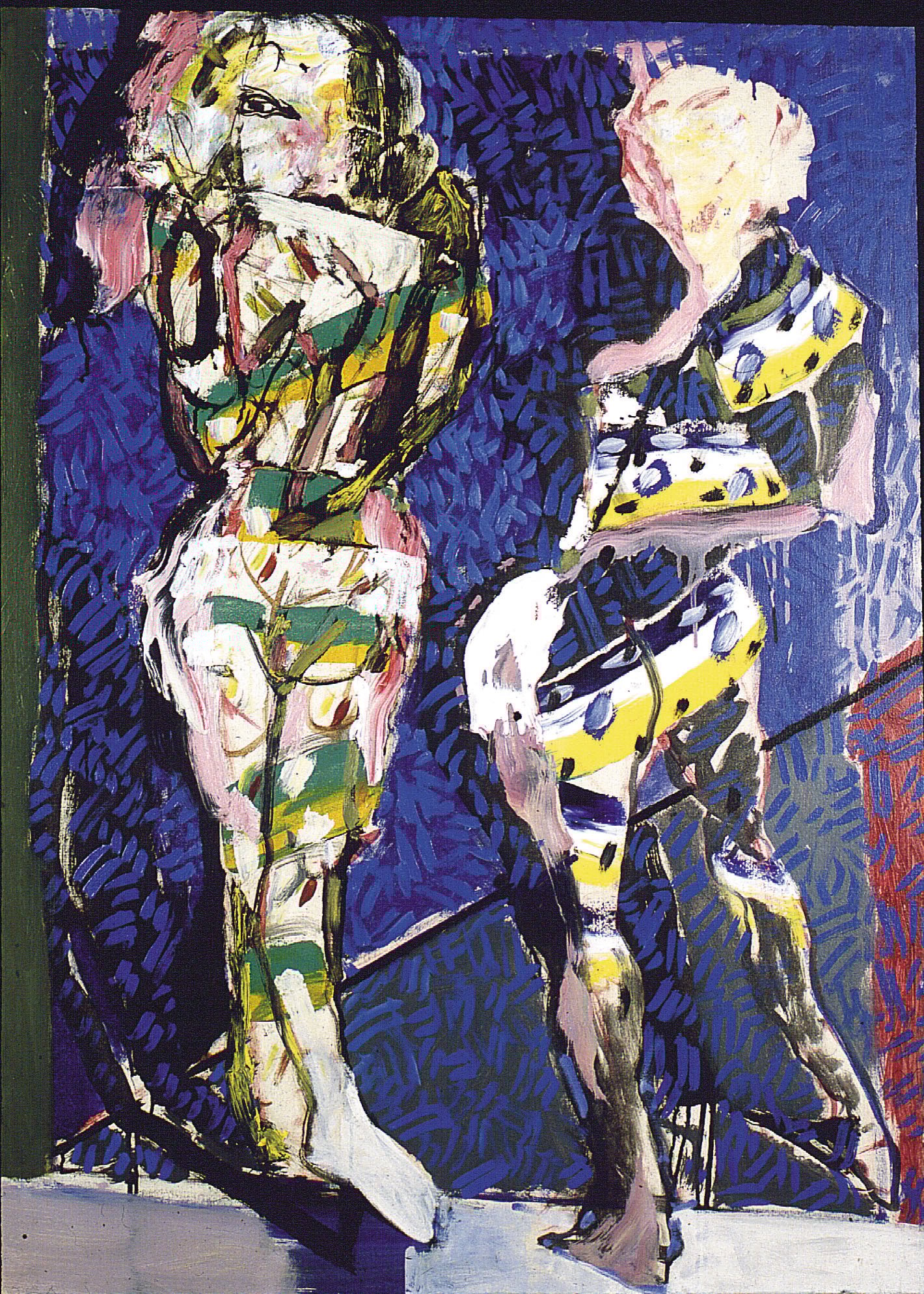 En attendant Aimé Jacquet - 92x73