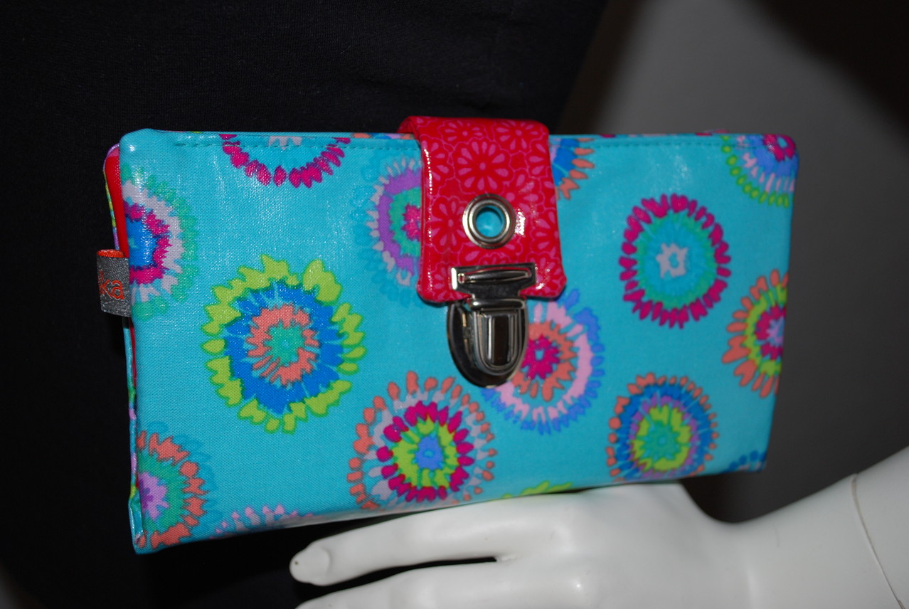 türkis geblumt/kreise