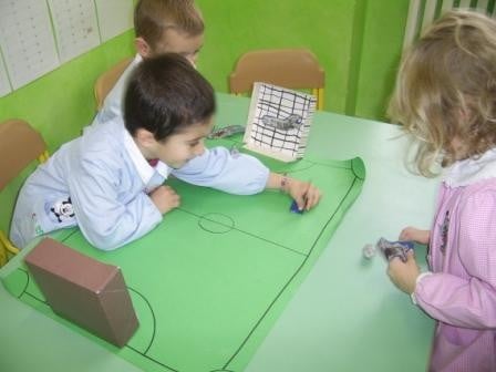 ...un campo di calcio...