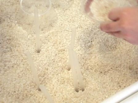 Si può giocare con tanti materiali diversi...