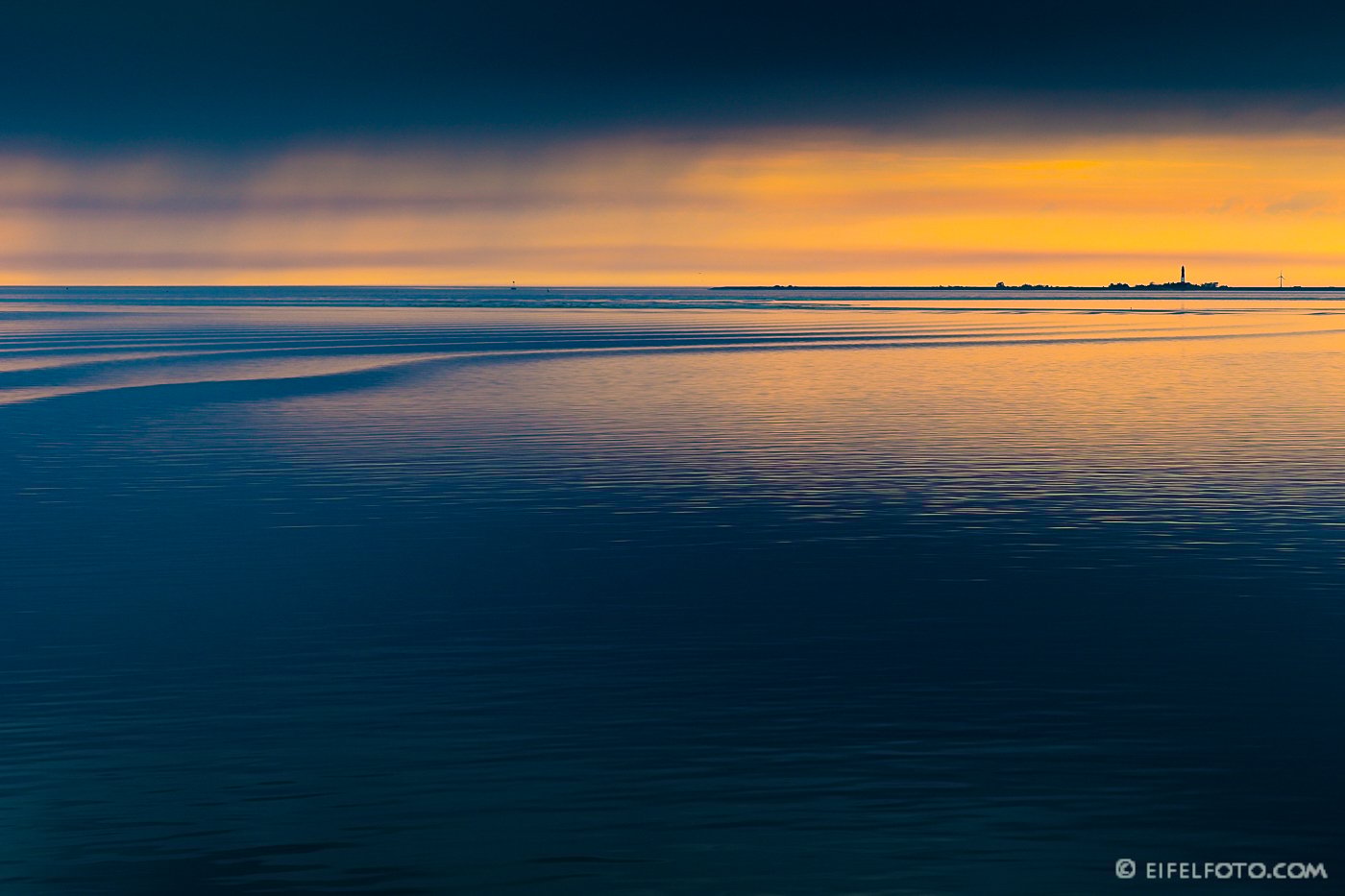 Die Ruhe vor dem Sturm im Nationalpark Wattenmeer vor Amrum.