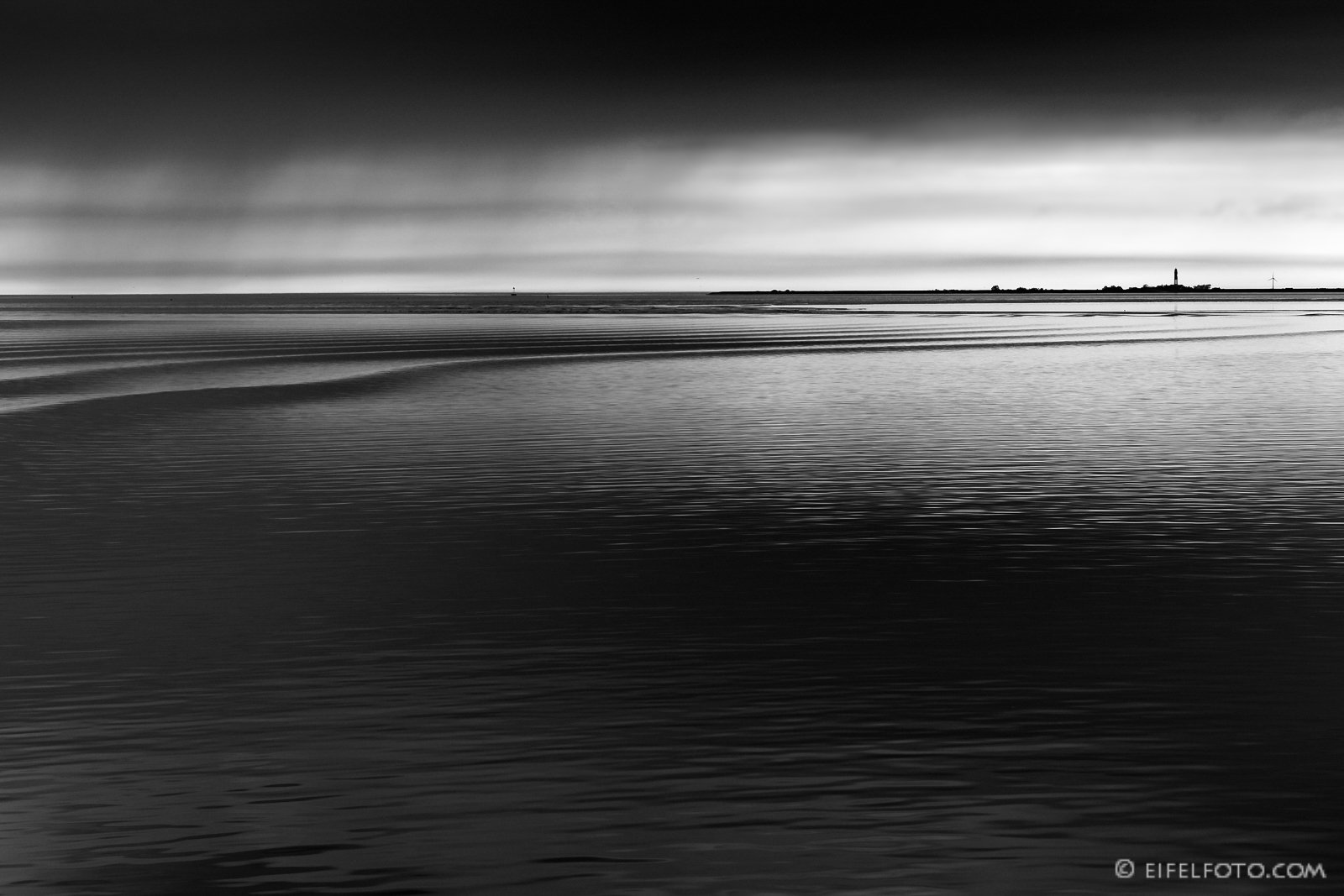 Nationalpark Wattenmeer vor der Insel Amrum