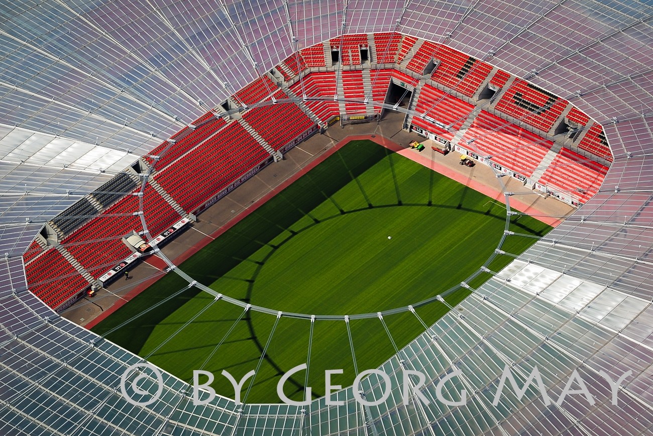 Einblick in die BayArena Leverkusen