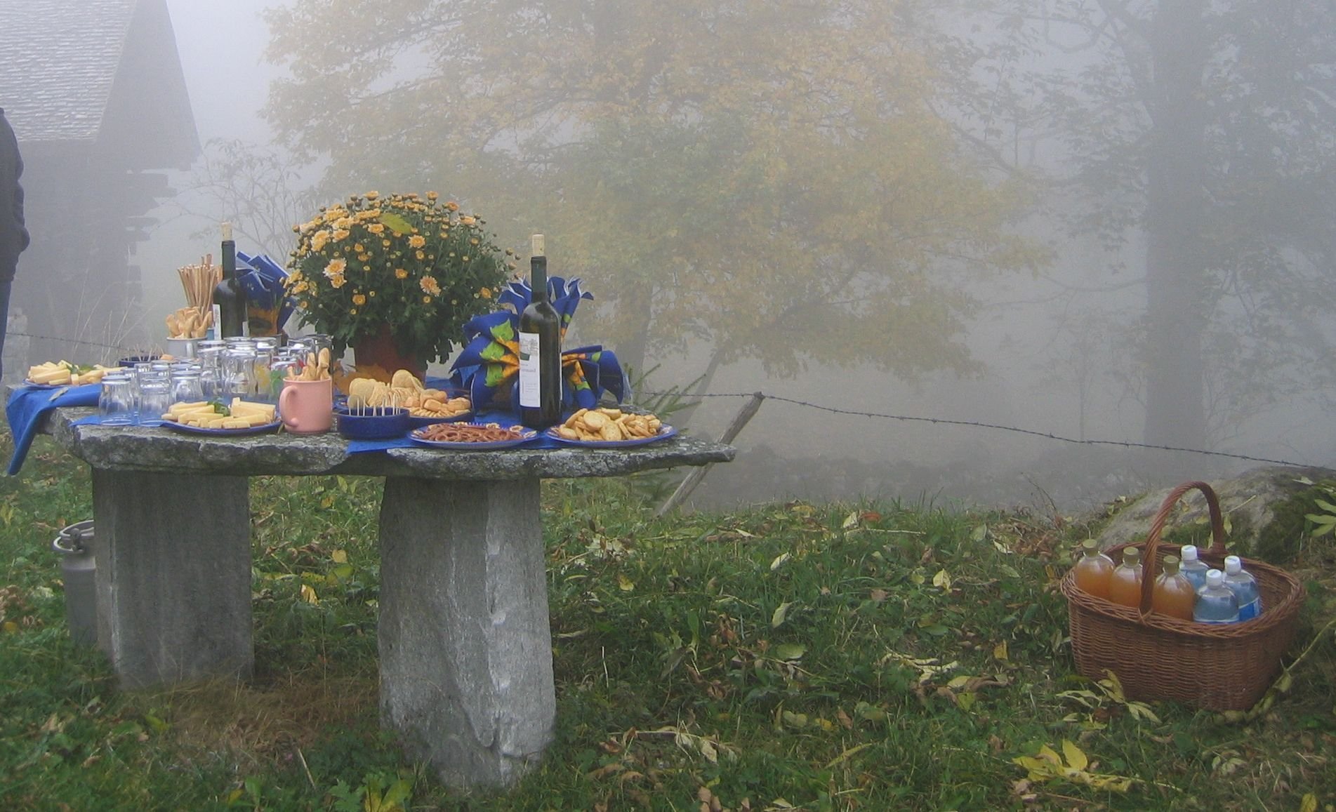 Liebevoll arrangiertes Apéro