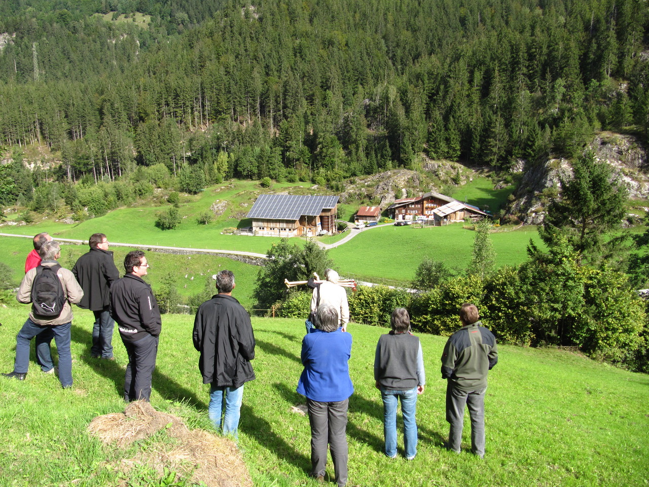 Begehung der Siegerfläche Hofstatt