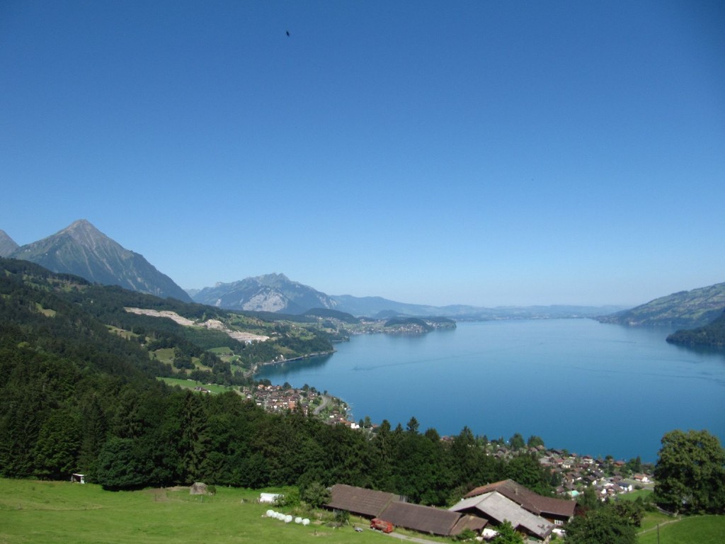 Blick über den Thunersee