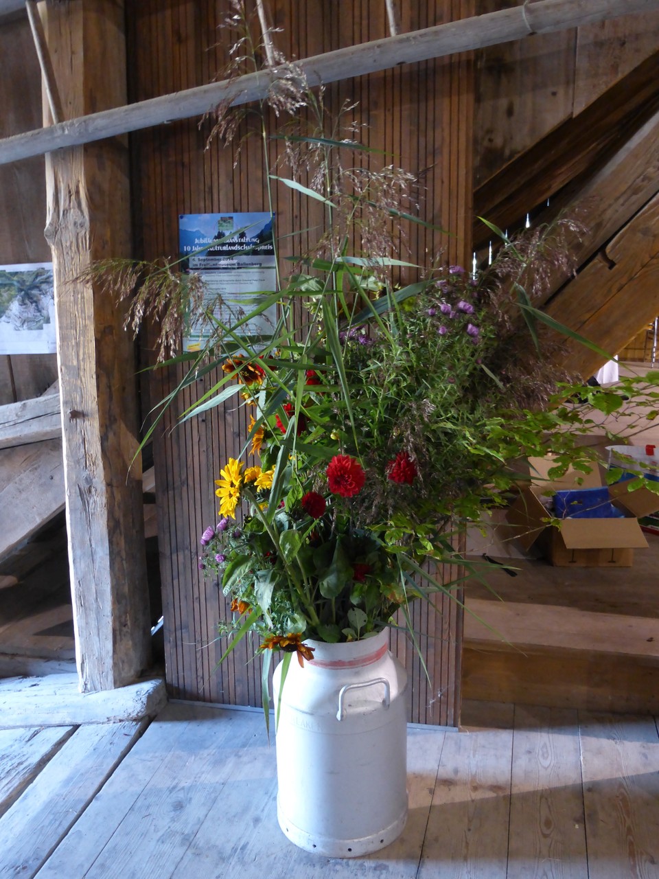 Spätsommerlicher Blumenschmuck