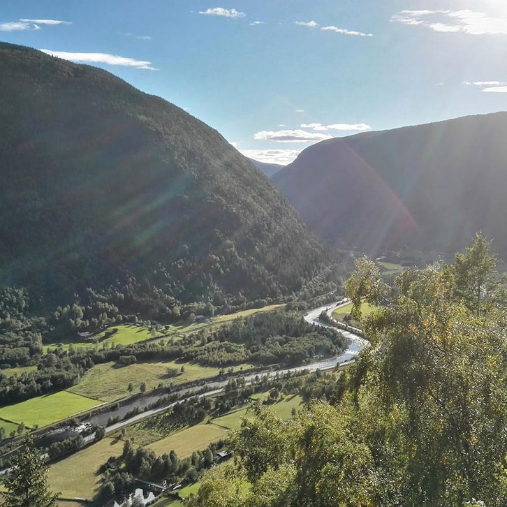 Vestfjordalen mot Rjukan