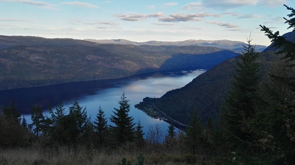 Aussicht über den Tinnsjø