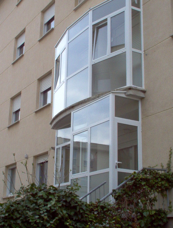 Cerramientos especiales de terraza en aluminio