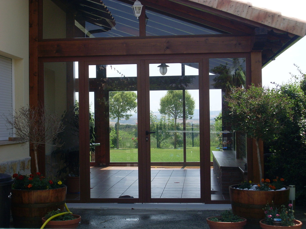 Porche de aluminio en Vitoria, Álava