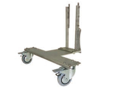 Soporte ruedas cortavientos vidrio regulable