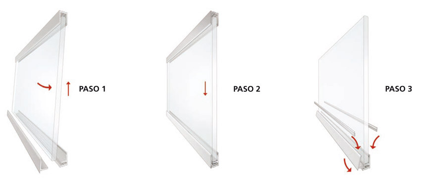 U superior y clipaje inferior tipo 2