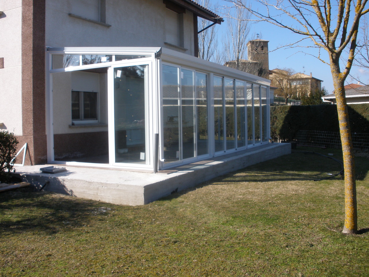 techo móvil cristal Jaca