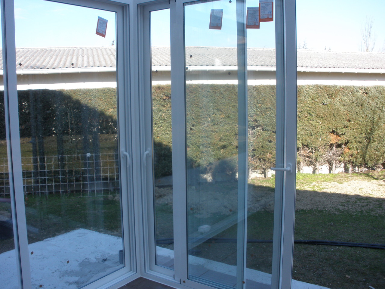 Techo con correderas