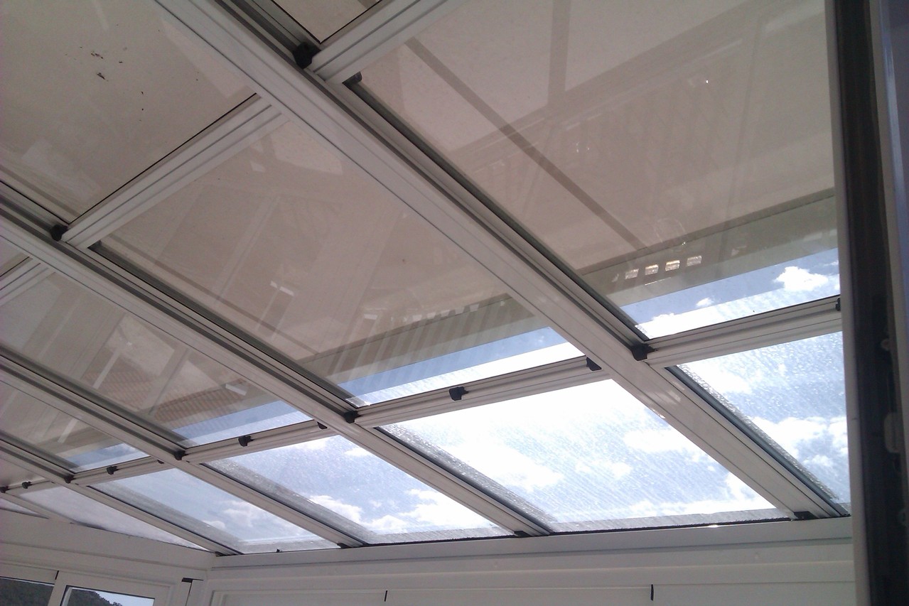 techo móvil vidrio Zaragoza