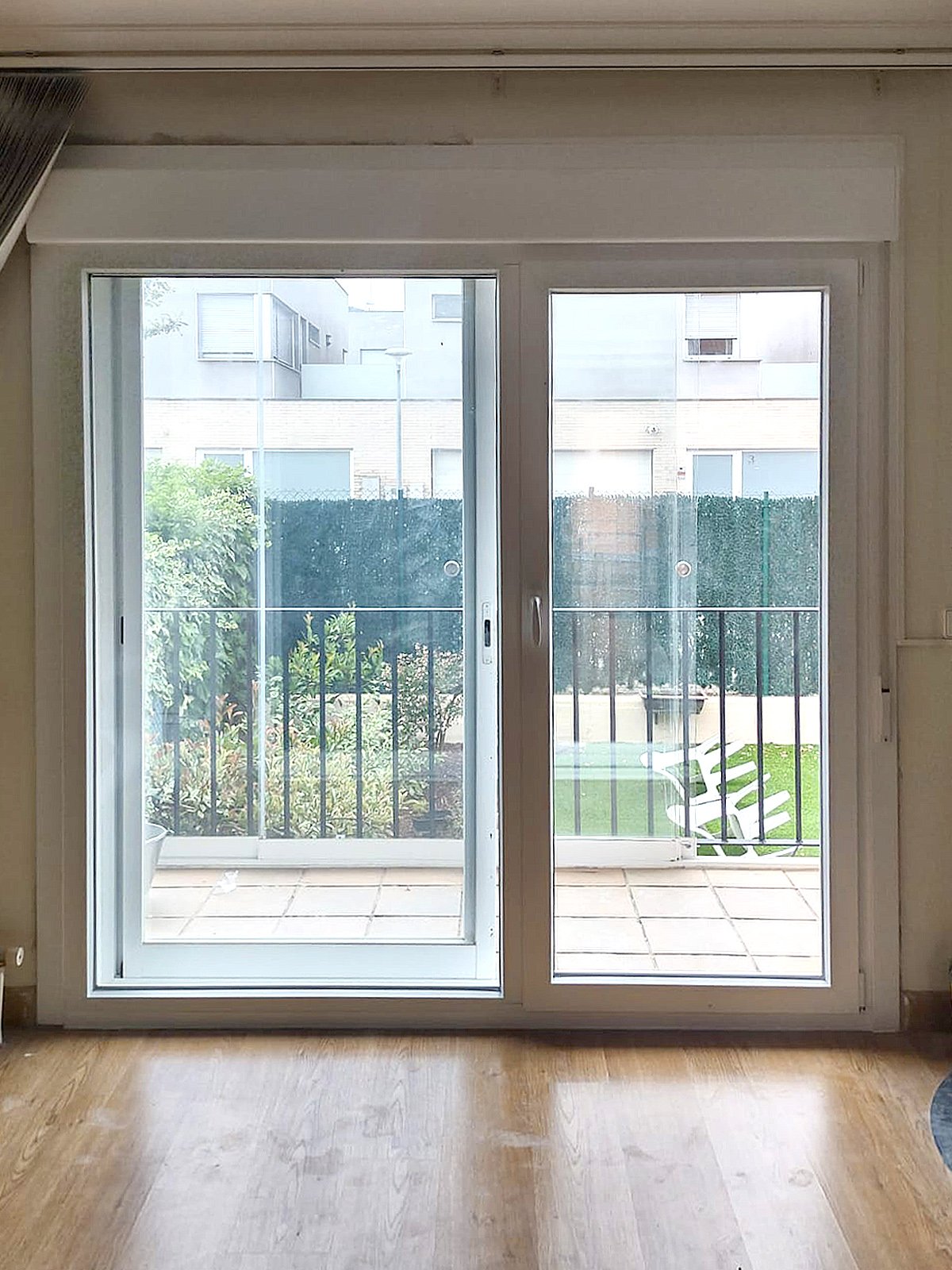 Instalación balconeras de pvc Aoiz