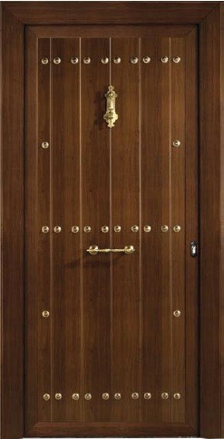Puerta entrada rústica