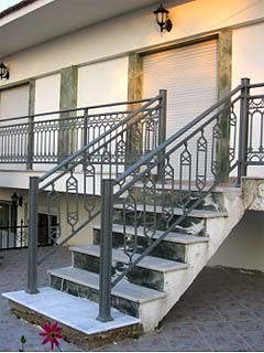 Barandilla rústica en Zaragoza