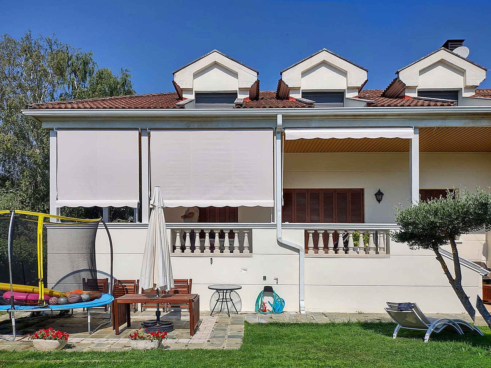 Toldos verticales terraza brazo stor Noain