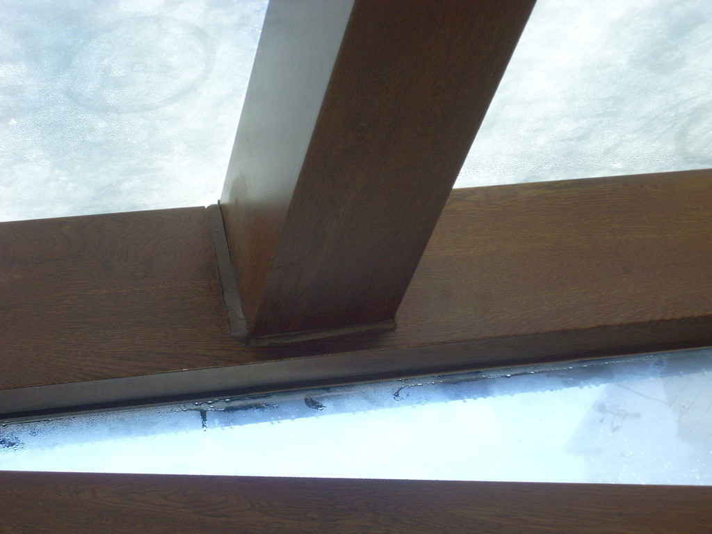 Estructura techo cristal