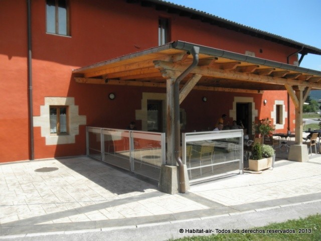 Cortavientos laterales terraza