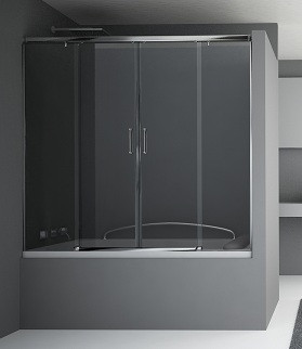 Mampara de baño de hojas correderas en Zaragoza