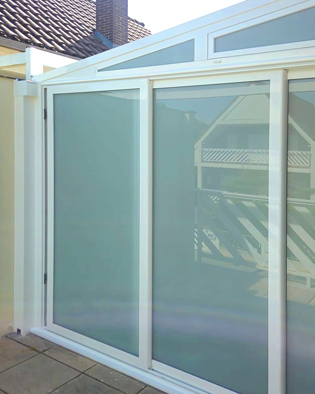 Cerramiento terraza correderas Pamplona