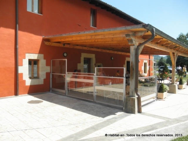 Cortavientos para porche