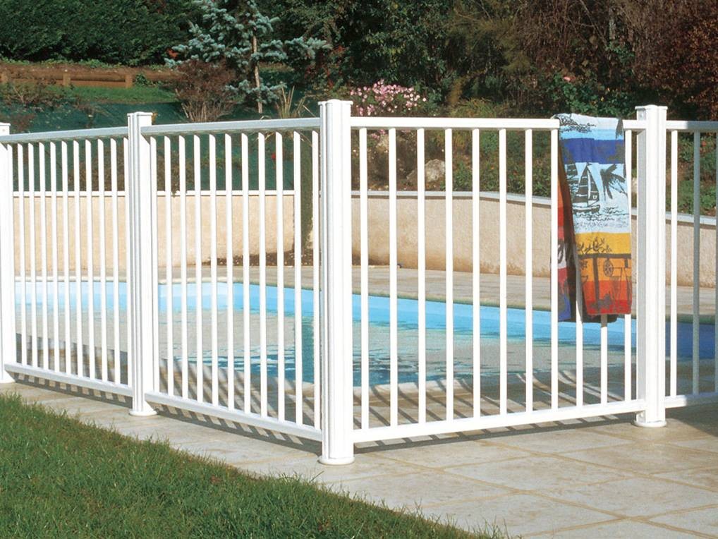 Valla de piscina de aluminio