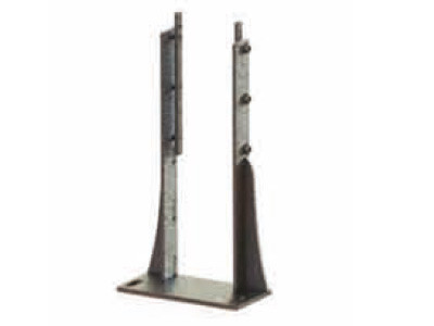 Soporte fijo para cortavientos de vidrio