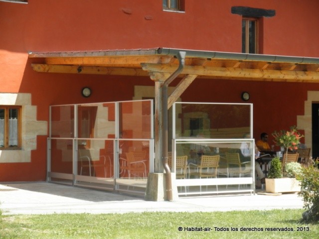 Cortavientos zona fumadores