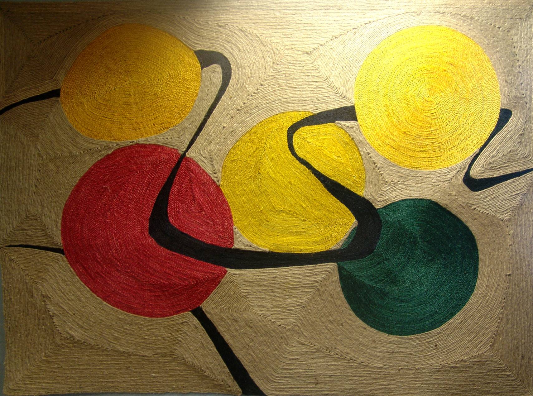 tapis mural de sisal et jute