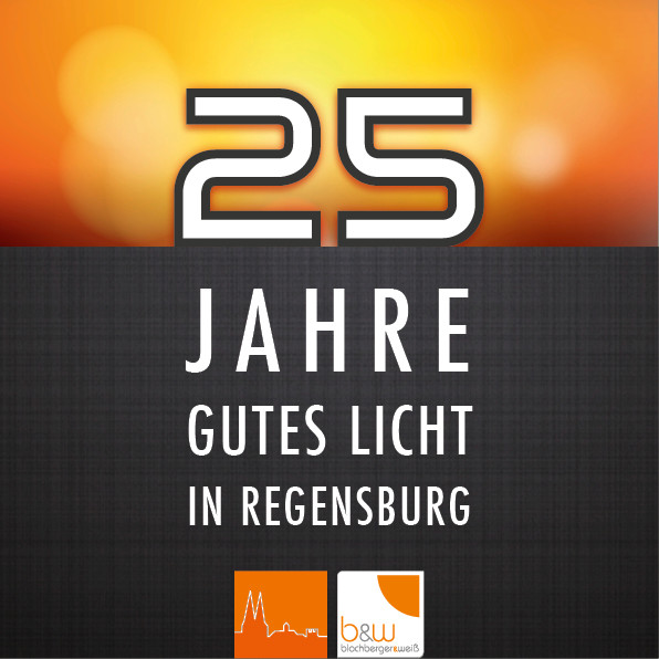 25 Jahre Blochberger & Weiß - Jubiläums Logo
