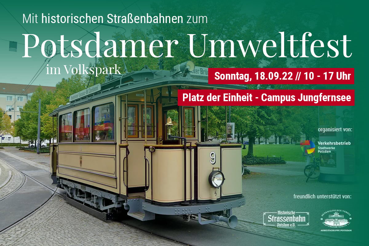 Umweltfest 2022: Historische Bahnen rollen wieder