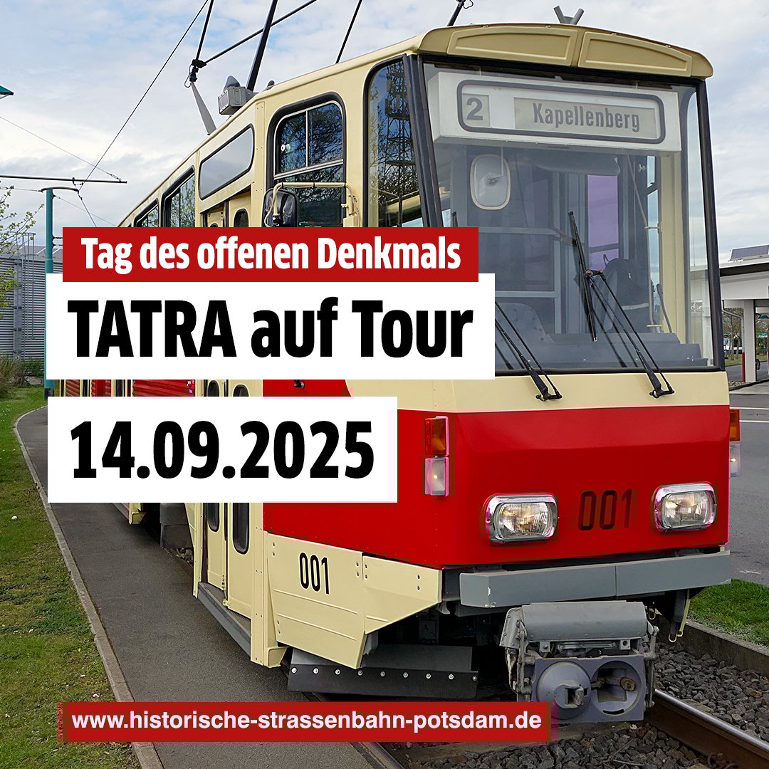 Tram und Bus zum Tag des offenen Denkmals