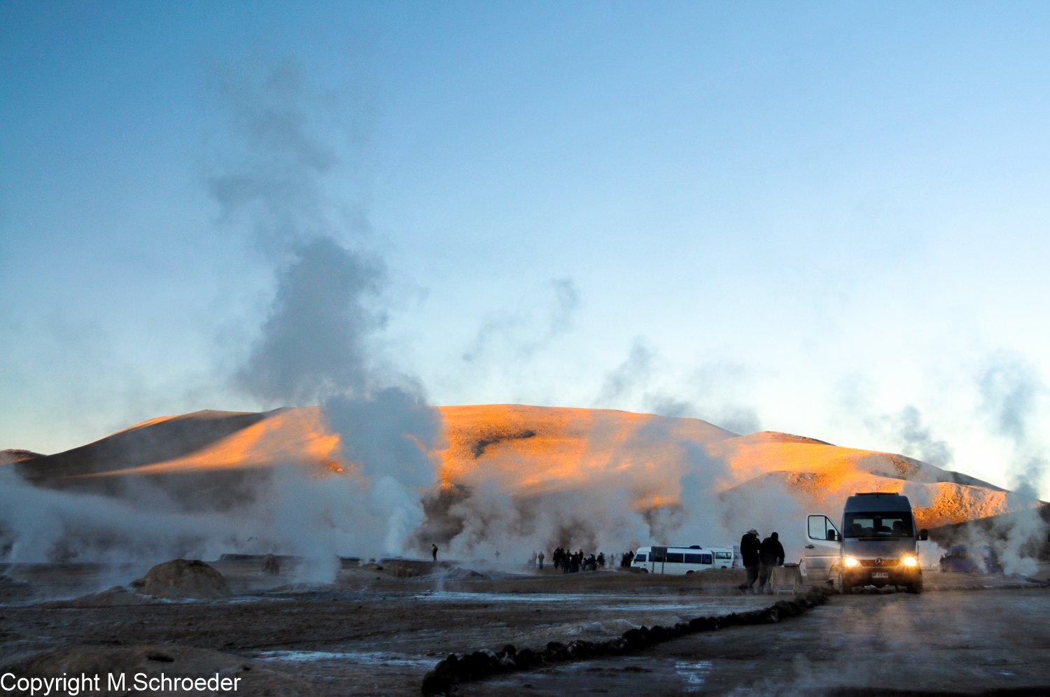 Die höchstgelegenen Geysire der Erde