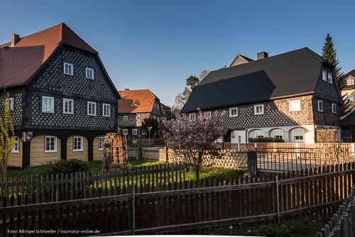 Umgebindehäuser in Obercunnersdorf