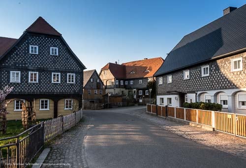 Umgebindehäuser in Obercunnersdorf