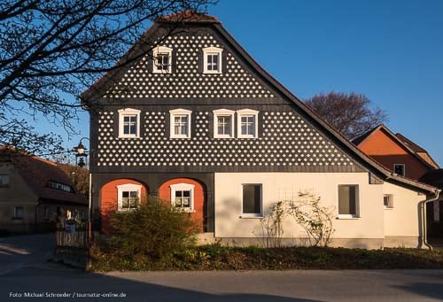 Umgebindehäuser in Obercunnersdorf