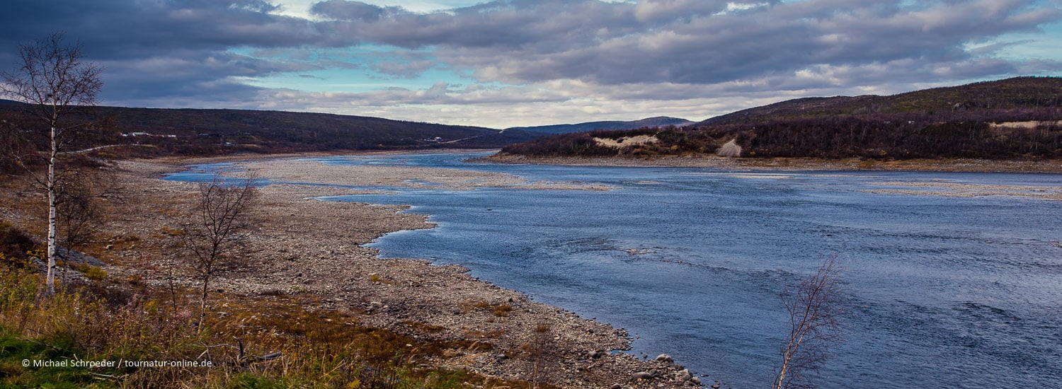 Mit dem Wohnmobil entlang des Teno in Finnland