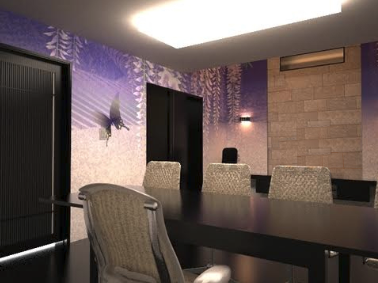 加賀友禅・和柄ベクターデジタルデザイン壁紙クロス