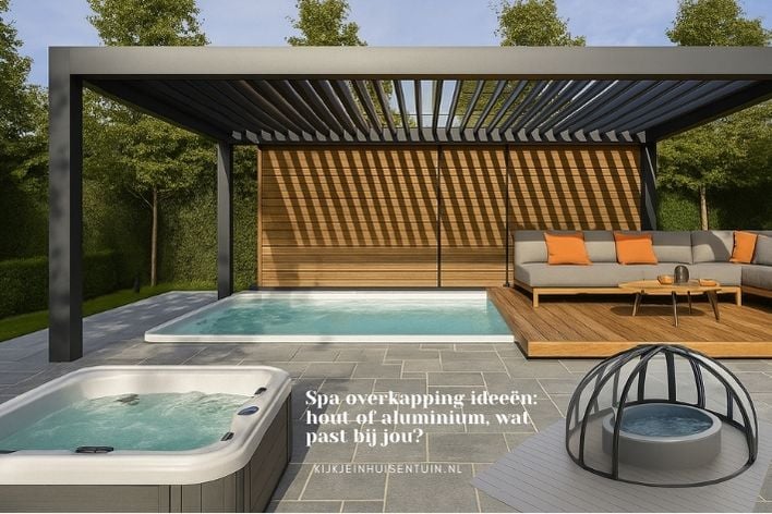 Spa overkapping ideeën: hout of aluminium, wat past bij jou?