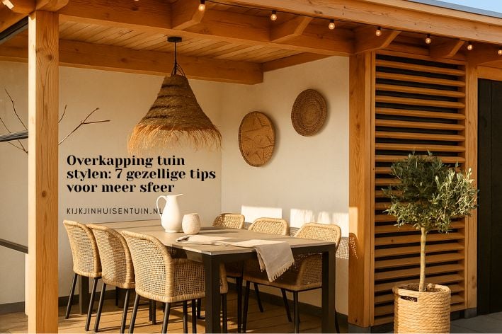 Overkapping tuin stylen: 7 gezellige tips voor meer sfeer