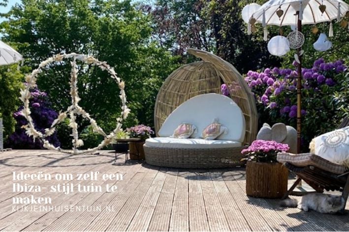 Ibiza stijl tuin: Ideeën en tips voor achtertuin