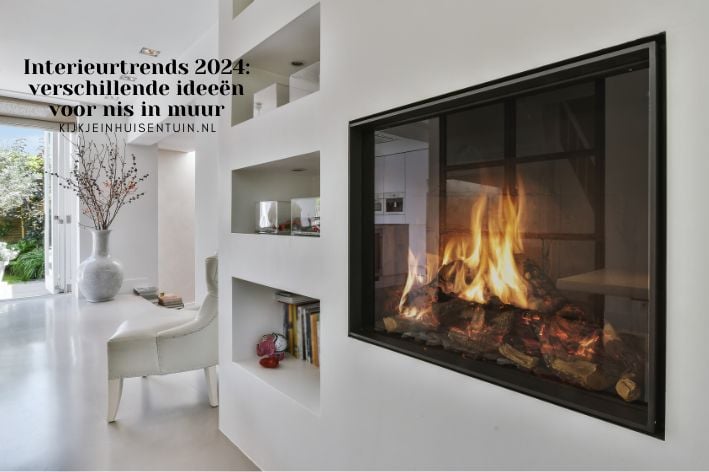 Interieurtrends 2024: verschillende ideeën voor nis in muur
