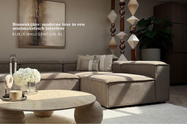 Binnenkijker: moderne luxe in een minimalistisch interieur